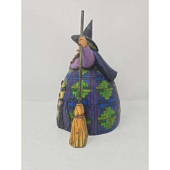 Jim Shore 2004 Let The Magic Begin Halloween Witch Cat Heartwood Creek JS1 - Picture 4 of 8